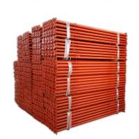 3900mm orange colour painted adjustable steel pipe support shoring props post shore