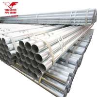 bs1139 standard size 48.3 circular hollow section 3.2 mm galvanized steel black pipes scaffolding tube