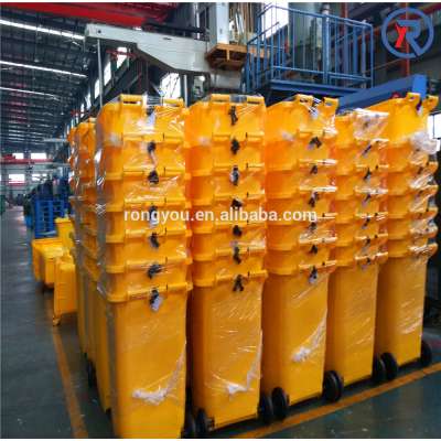 2020 hot sale Plastic trash can, plastic waste container, plastic industrial bin with pedal