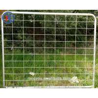 galvanized Sheep and Goat Farm Gate in Frame for Portable Yard Panel