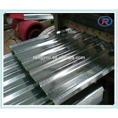 Galvanized corrugated steel roofing sheet